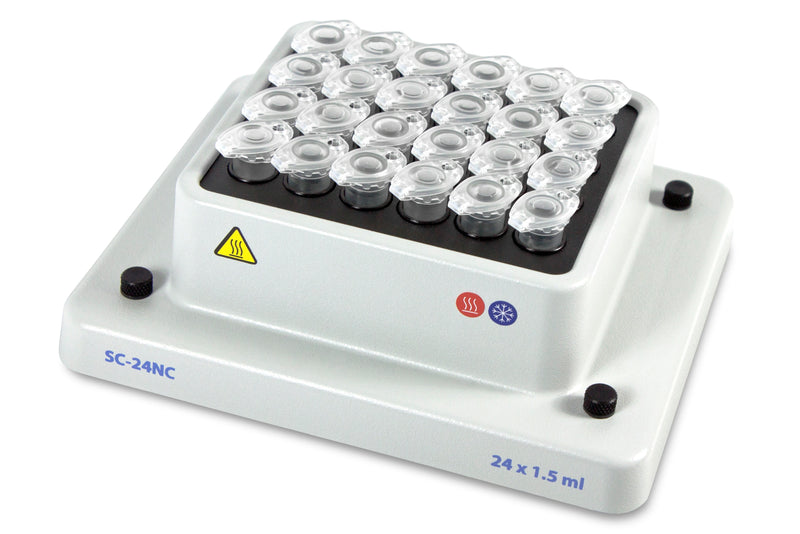 SC-24N Block für 24 x 1,5ml-Mikroröhrchen