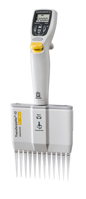 Mehrkanal-Mikroliterpipette Transferpette® -12 electronic, DE-M