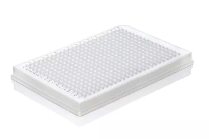 PCR-Platte 384-well, ganzer Rahmen, Low Profile, Rigid Frame, PC/PP, 0.03 ml, BIO-CERT PCR QUALITY, pk/50