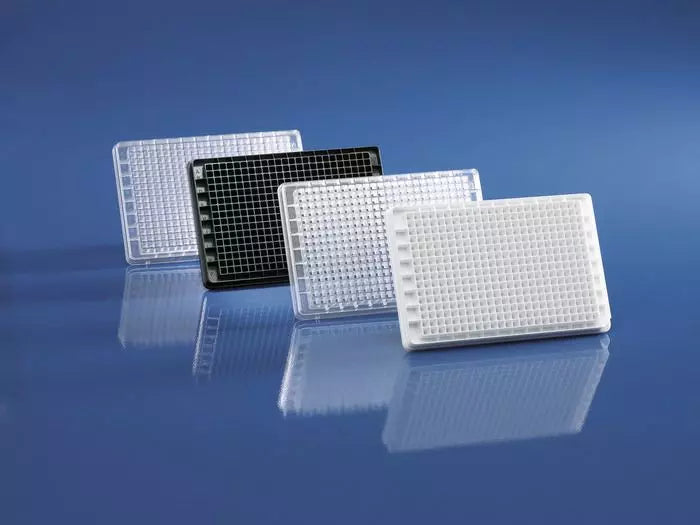 Mikrotiterplatte BRANDplates, 384-well, pureGrade S, PS, F-Boden, BIO-CERT CELL CULTURE QUALITY, steril, pk/50
