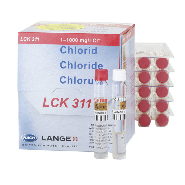 Chlorid Küvettentest 1-70 mg/L / 70-1000 mg/L Cl⁻, 24 Bestimmungen