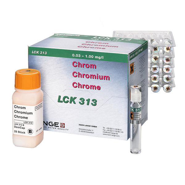 Chrom (III und VI) Küvettentest 0,03-1,0 mg/L Cr, 25 Bestimmungen