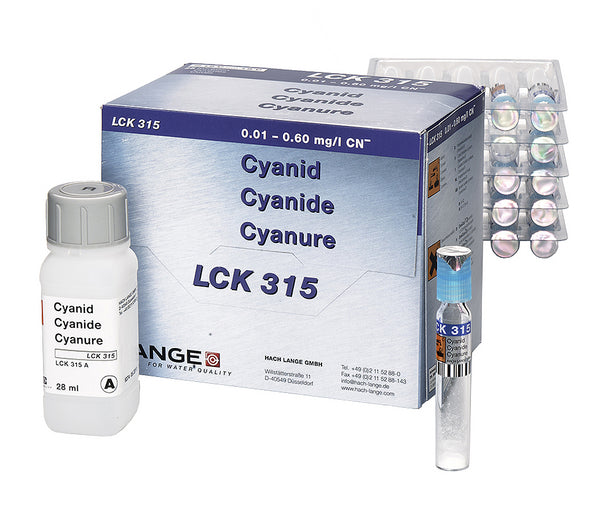 Cyanid Küvettentest 0,01-0,6 mg/L CN, 25 Bestimmungen