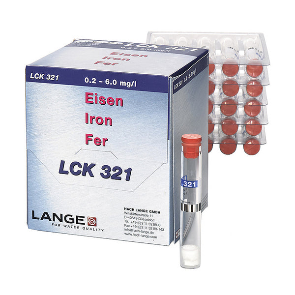 Eisen Küvettentest 0,2-6,0 mg/L Fe, 25 Bestimmungen