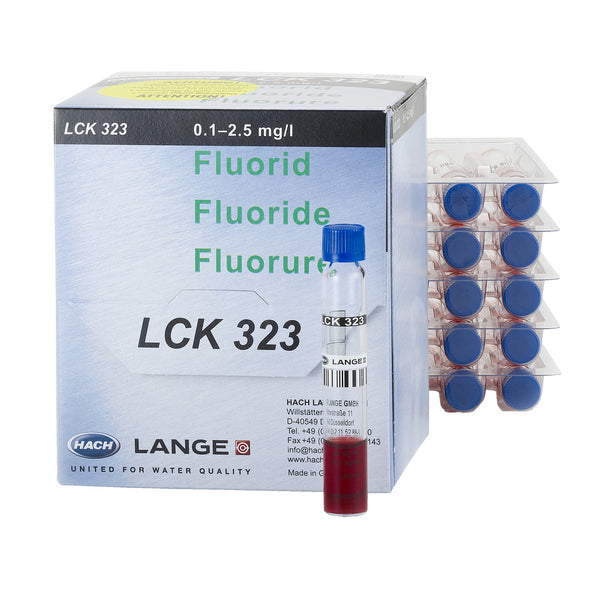 Fluorid Küvettentest 0,1-2,5 mg/L F, 25 Bestimmungen