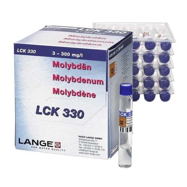 Molybdän Küvettentest 3-300 mg/L Mo, 24 Bestimmungen